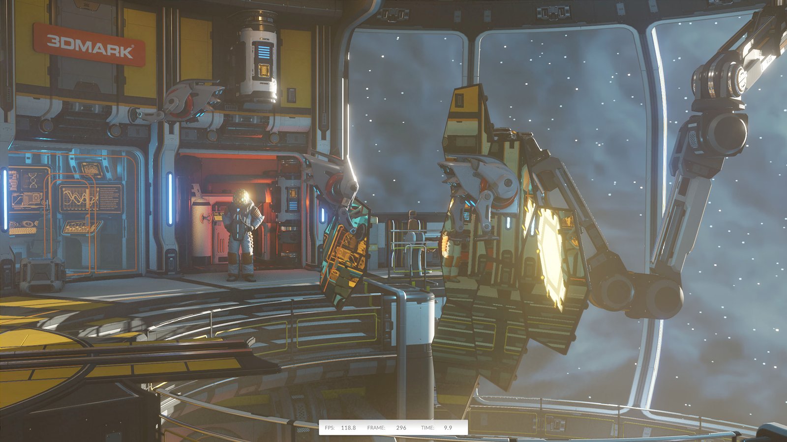 3DMark Solar Bay test in process.