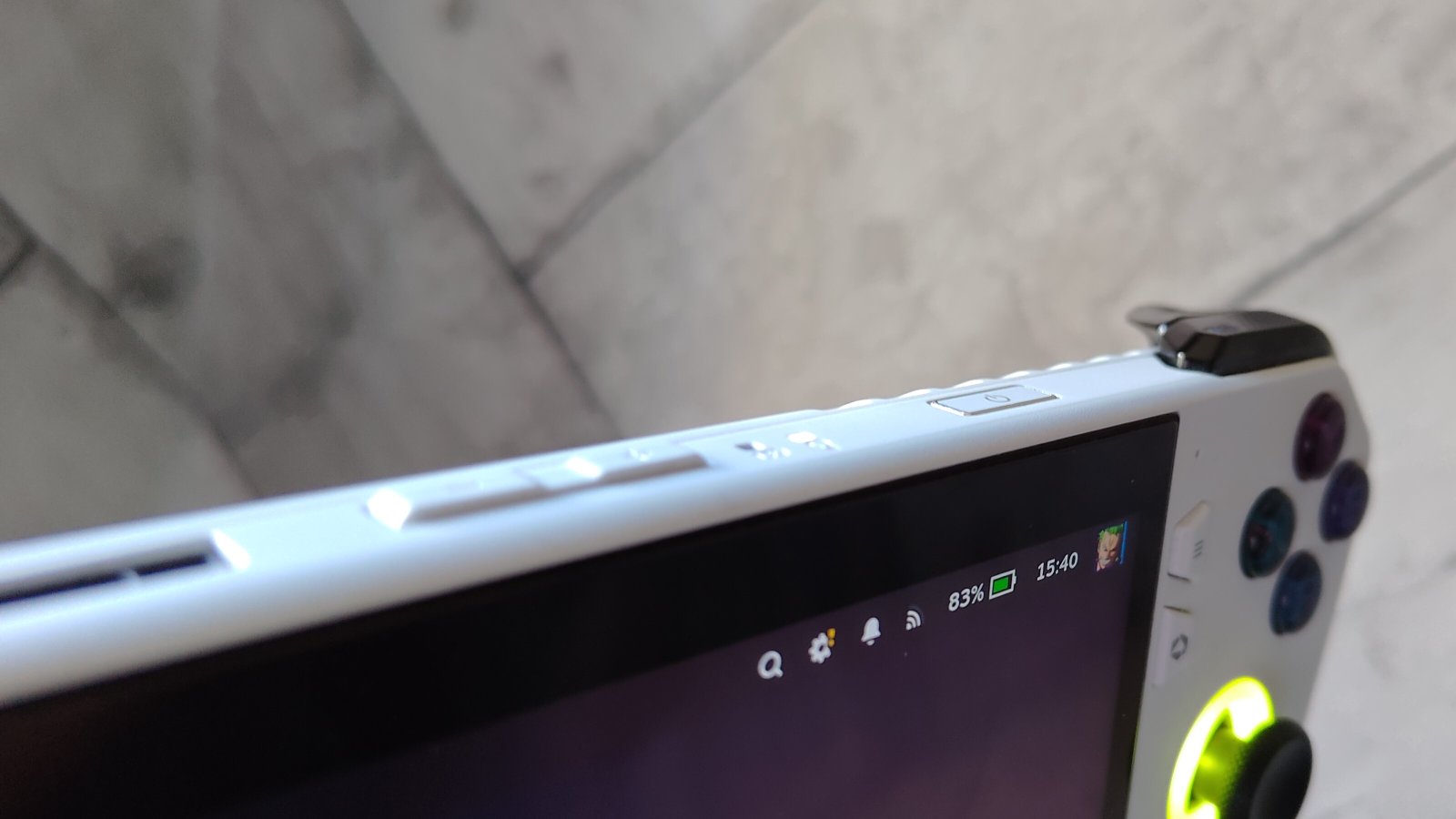 Power button on Asus ROG Ally